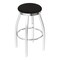 Holland Bar Stool Co 30" Swivel Bar Stool, Chrome Finish, Canter Espresso Seat 80230CH003 - alternate 1